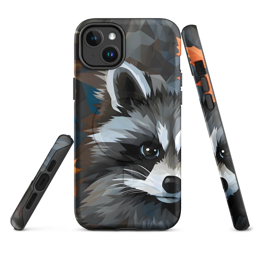 Whispers of Autumn: The Raccoon's Gaze