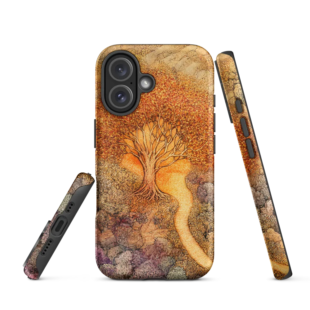 Pathway of Autumn Splendor | Phone Case