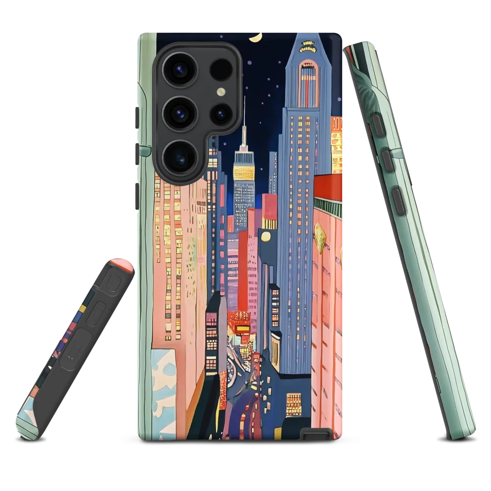 Urban Dreamscape: A Pop Art Night | Phone Case |  S23 Ultra | Tough Case | Matte