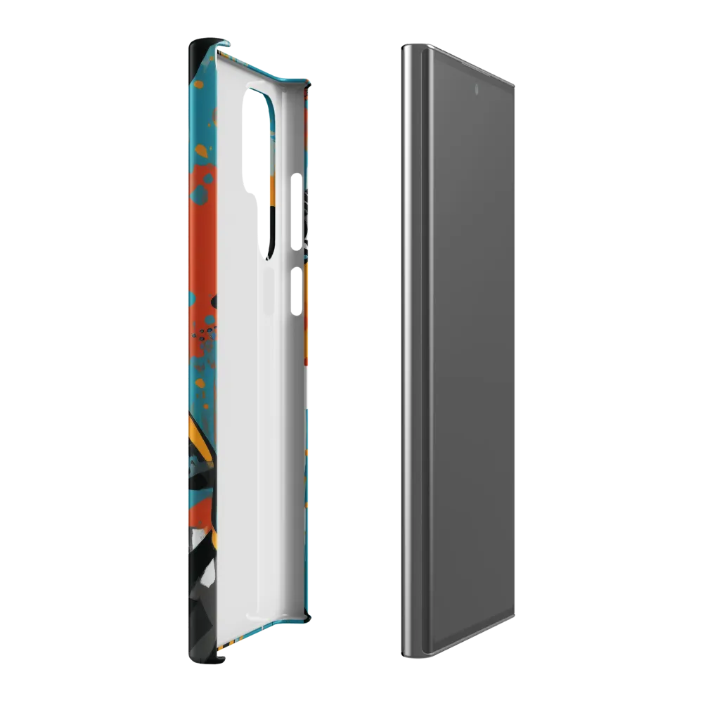 Dynamic Antelope in Vivid Abstract