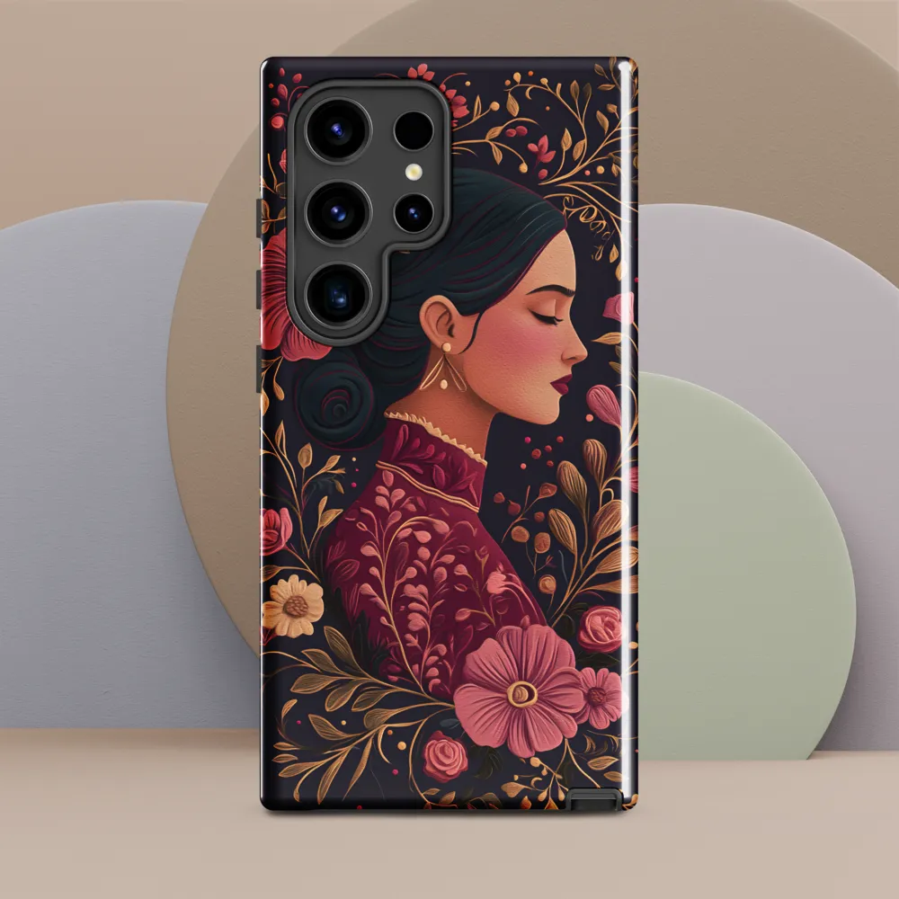 Portrait of Serenity | Phone Case |  S24 Ultra | Tough Case | Glossy