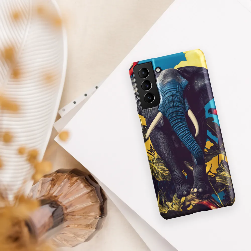 Elephant Dreams in Vibrant Colors | Phone Case |  S21 Plus | Snap Case | Matte
