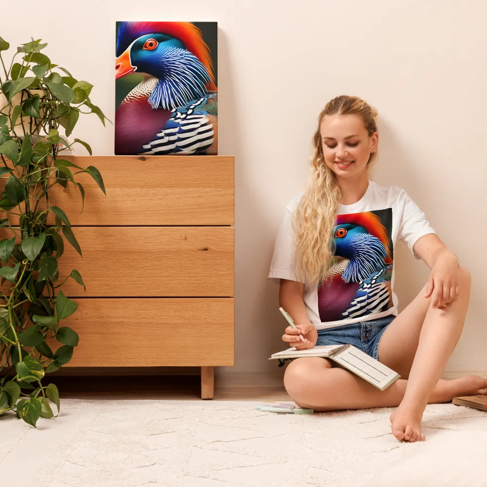 The Majestic Mandarin | Canvas | 12″×16″