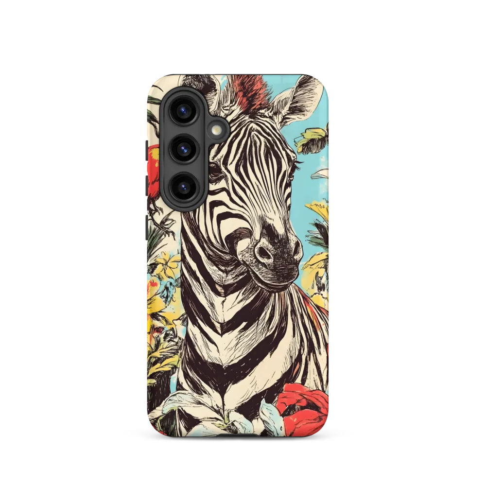 Zebra in Tropical Reverie