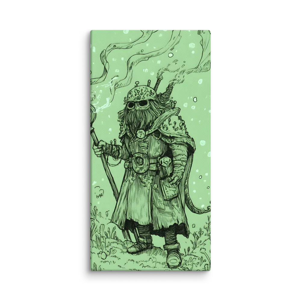 The Enigmatic Wizard | Canvas | 10″×20″