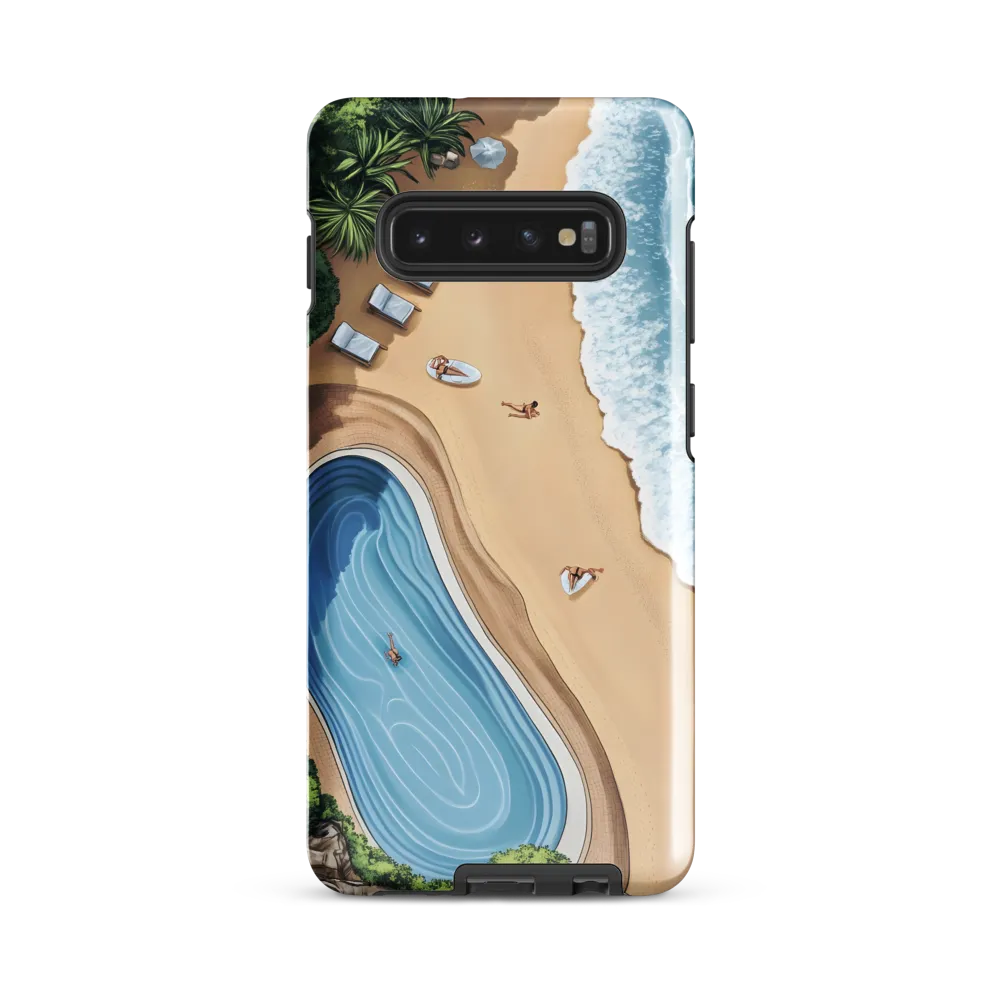 Serenity by the Shore | Phone Case |  S10 Plus | Tough Case | Glossy