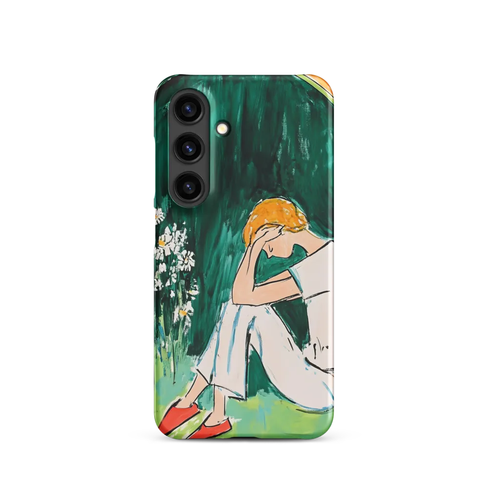 Silent Sorrow | Phone Case |  S24 | Snap Case | Matte