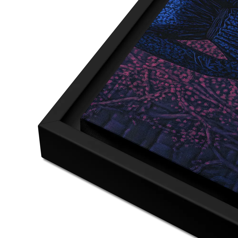 Veil of Enigma | Canvas with Black Frame | 12″×16″