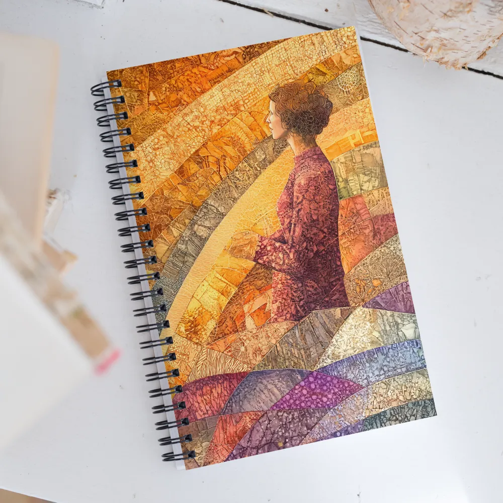 Whispers of Contemplation | Spiral Notebook