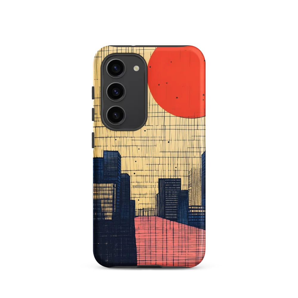 Urban Echoes: A Minimalist Cityscape