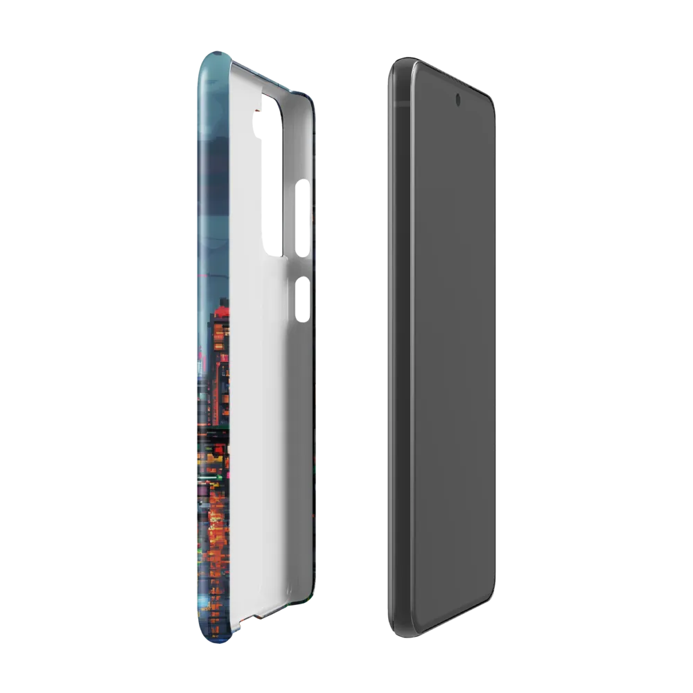 Neon Dreams: A Pixelated Urban Night