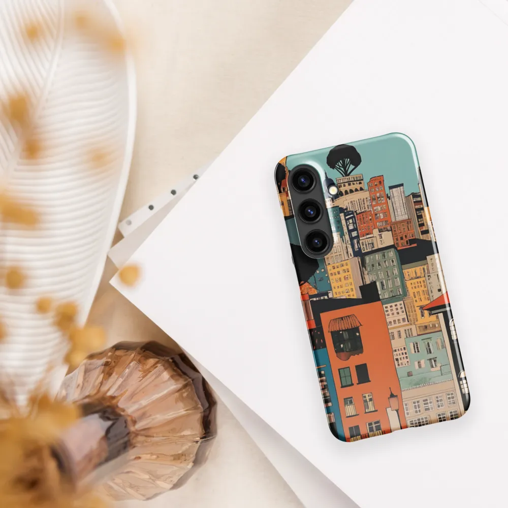 Urban Fusion: A Colorful Cityscape