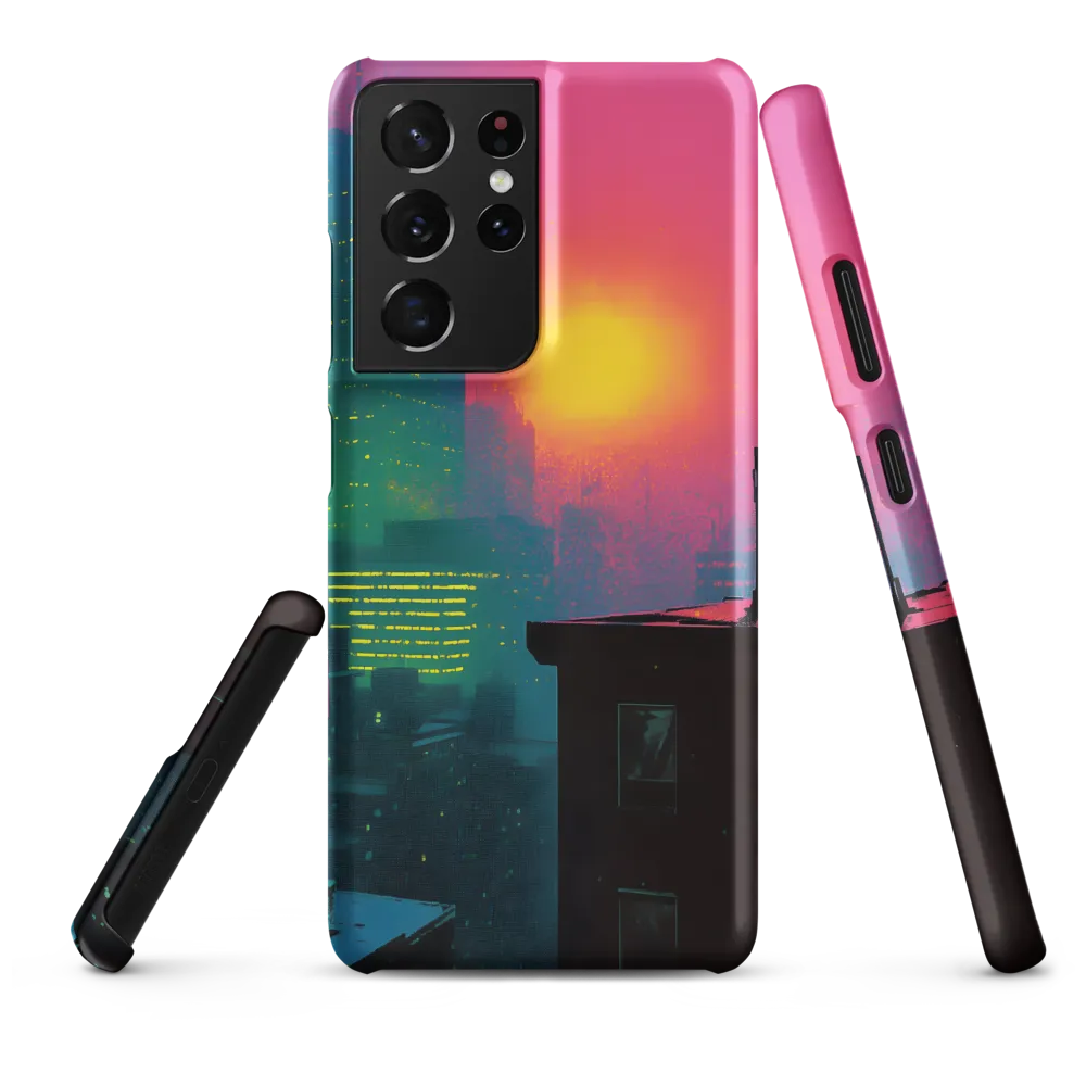 Neon Horizon | Phone Case |  S21 Ultra | Snap Case | Matte