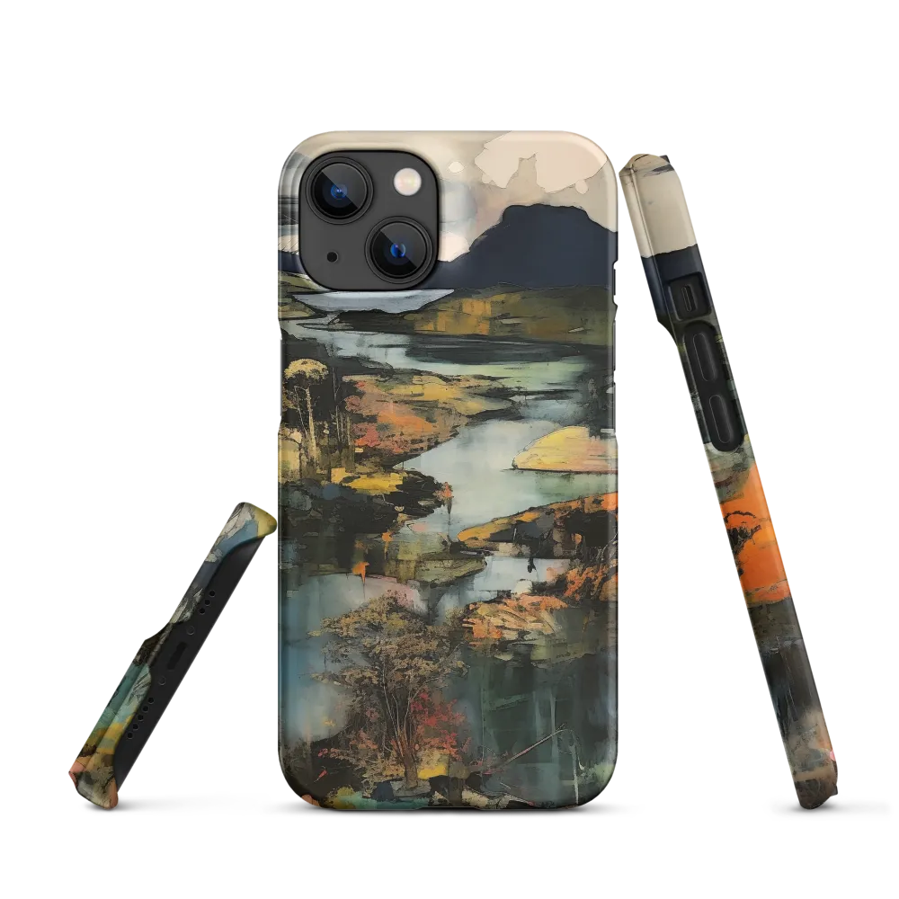 Harmony of Nature: An Abstract Journey | Phone Case |  14 | Snap Case | Matte