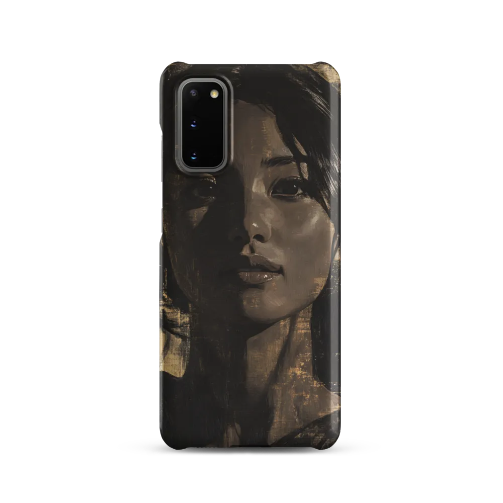 Golden Gaze: A Contemporary Portrait