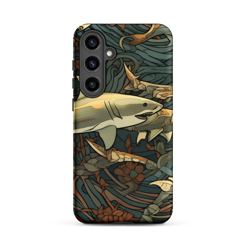 Dynamic Harmony of Sharks and Flora