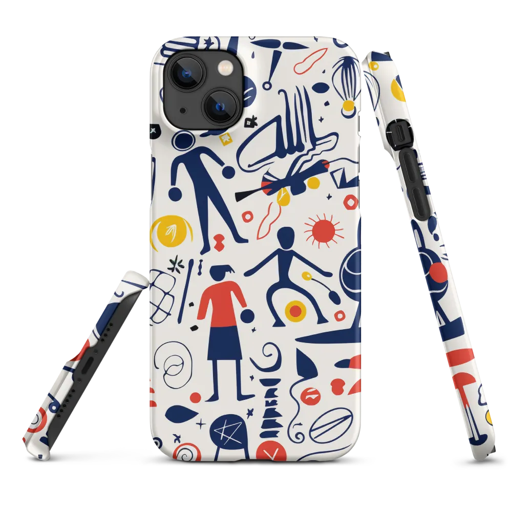 Dynamic Patterns of Play | Phone Case |  14 Plus | Snap Case | Matte