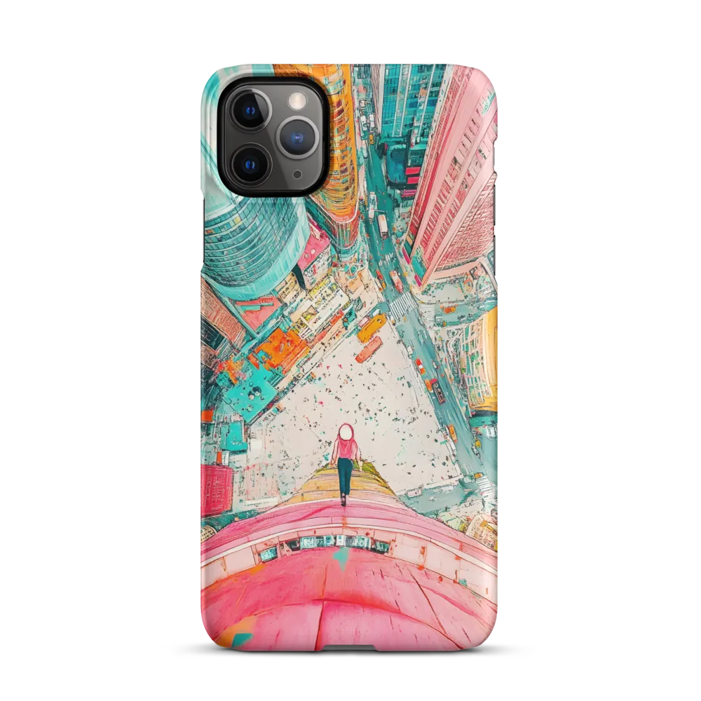 Vertical Horizons: A Surreal Cityscape Adventure | Phone Case |  11 Pro Max | Snap Case | Matte