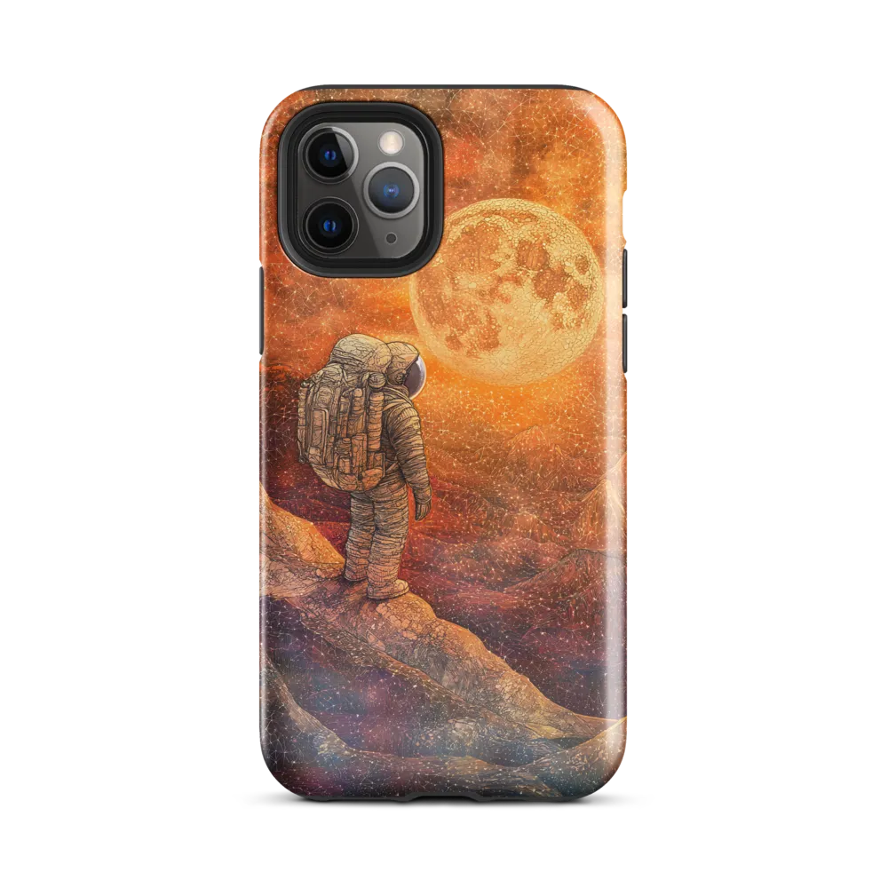 Journey to the Celestial: An Astronaut's Reflection | Phone Case |  11 Pro | Tough Case | Glossy