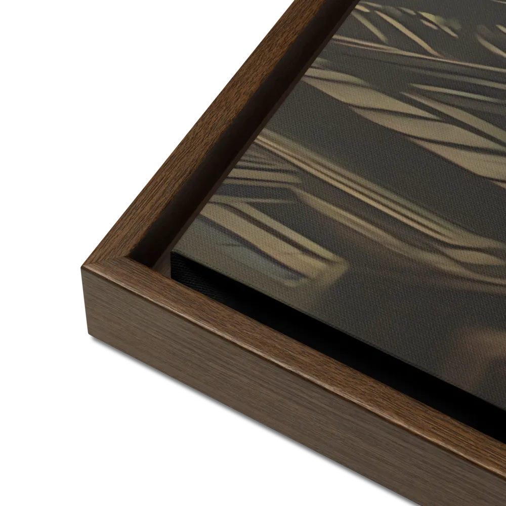 The Twilight Streets | Canvas with Brown Frame | 24″×36″