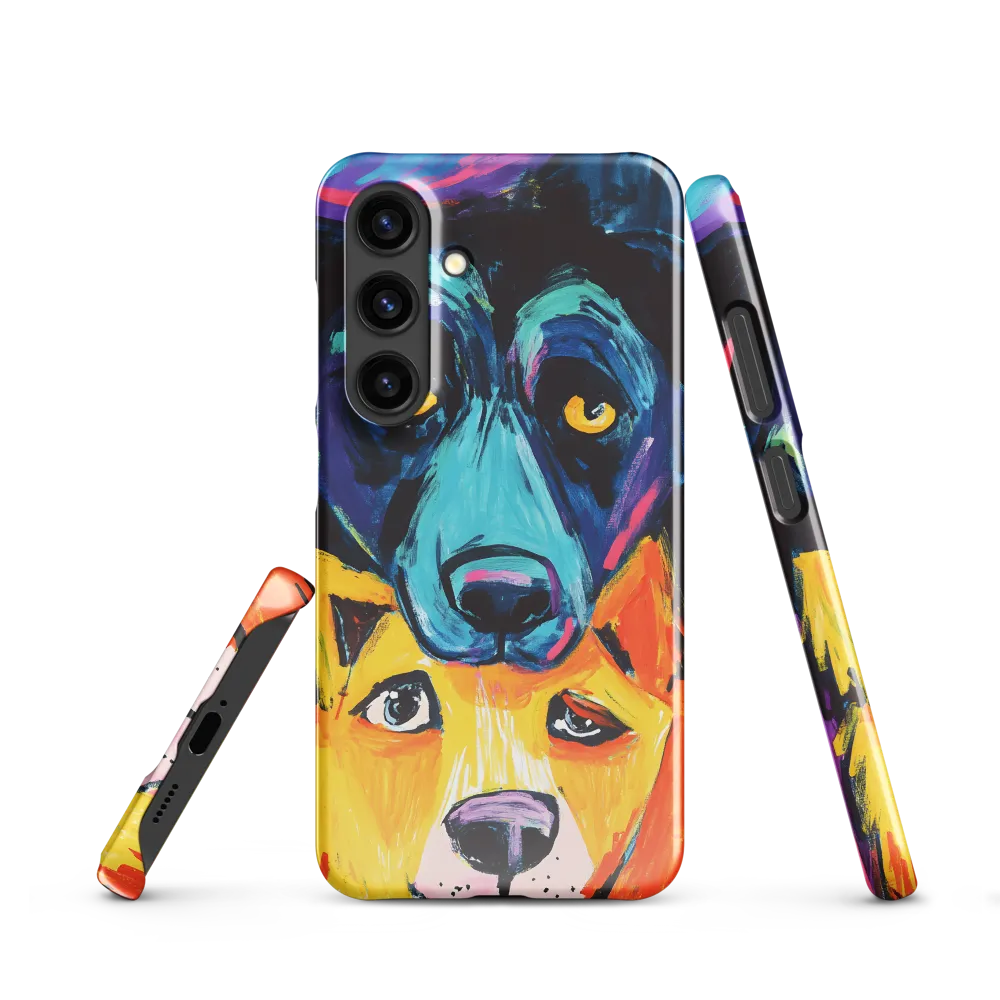 Vibrant Companions: An Expression of Canine Spirit