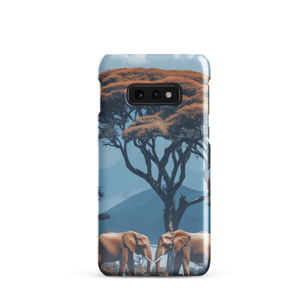 Elephants Amidst Serenity