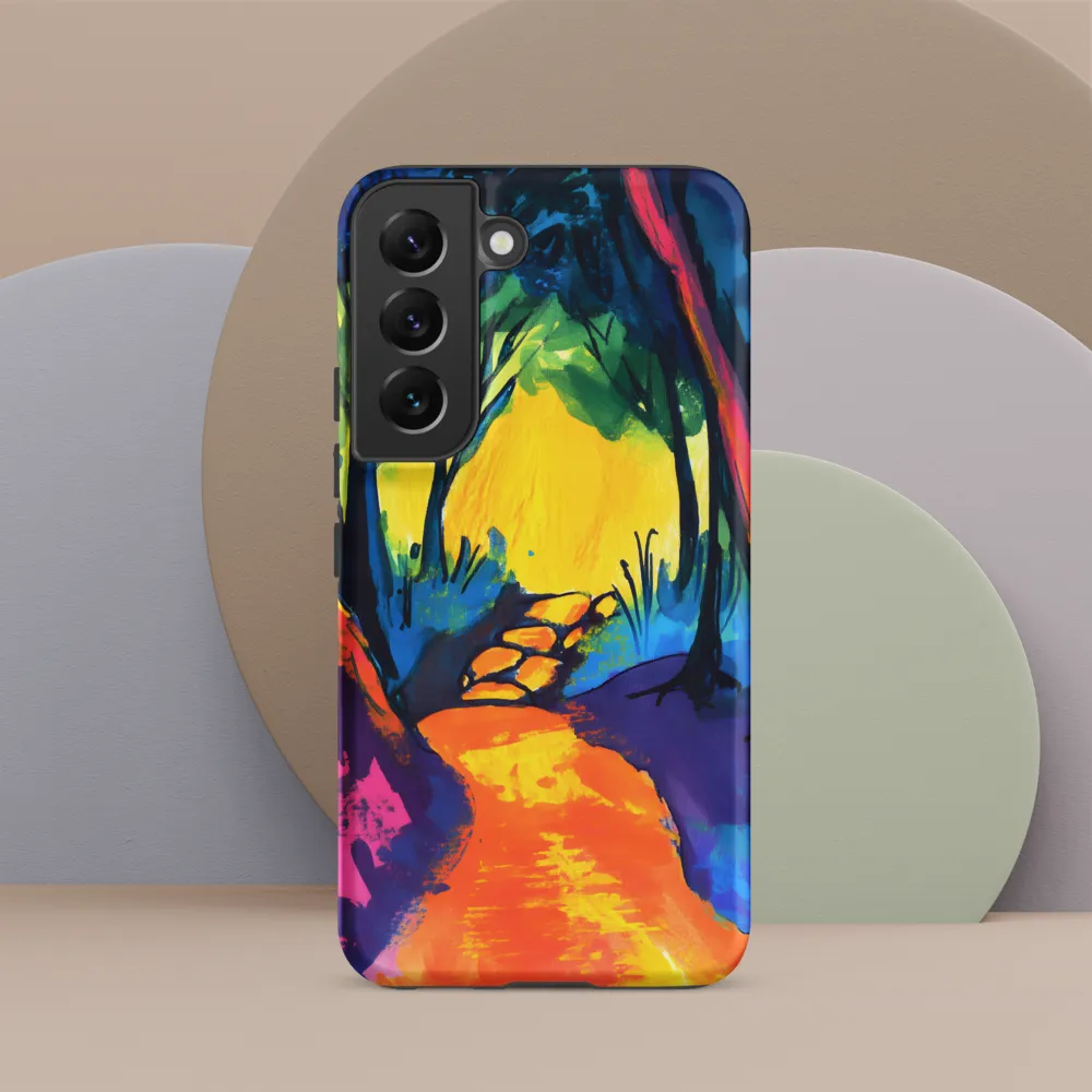 Path Through a Vibrant Forest
