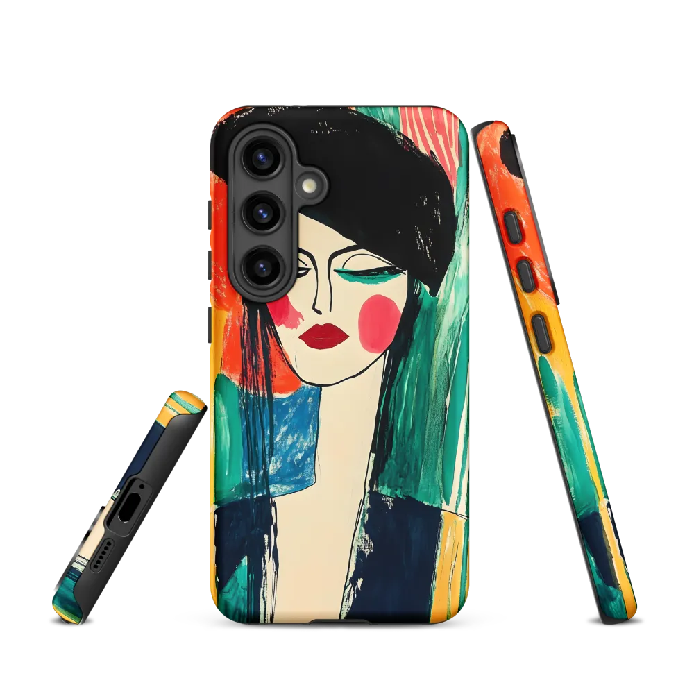Portrait of Confidence | Phone Case |  S24 | Tough Case | Matte