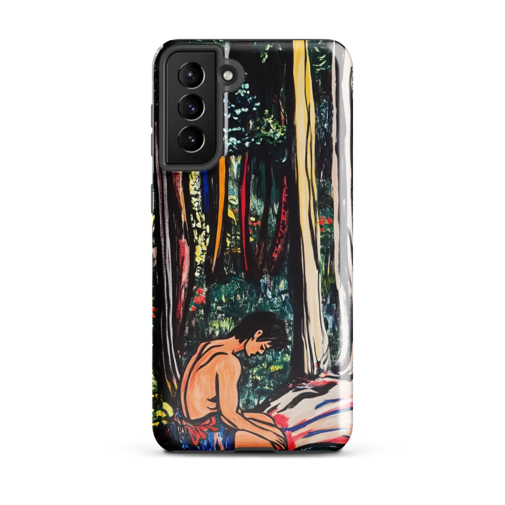 Contemplation in Nature | Phone Case |  S21 Plus | Tough Case | Glossy