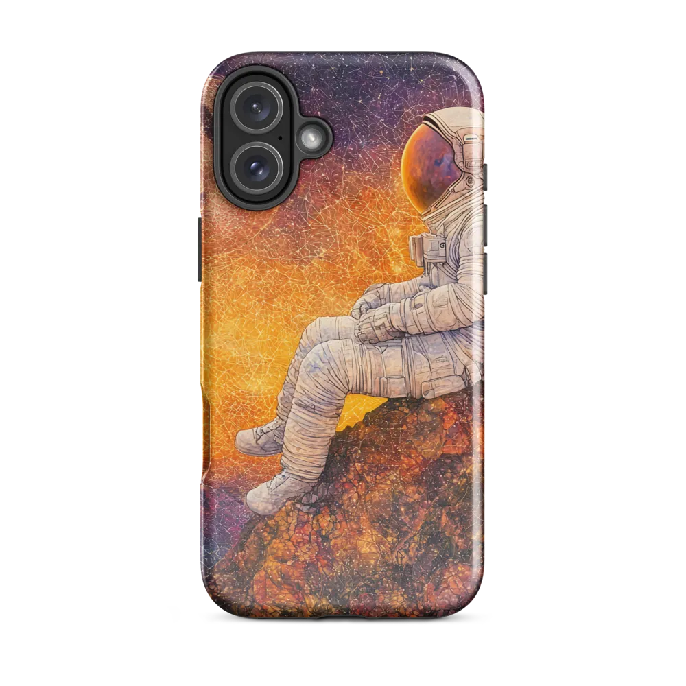 Cosmic Contemplation | Phone Case |  16 Plus | Tough Case | Glossy