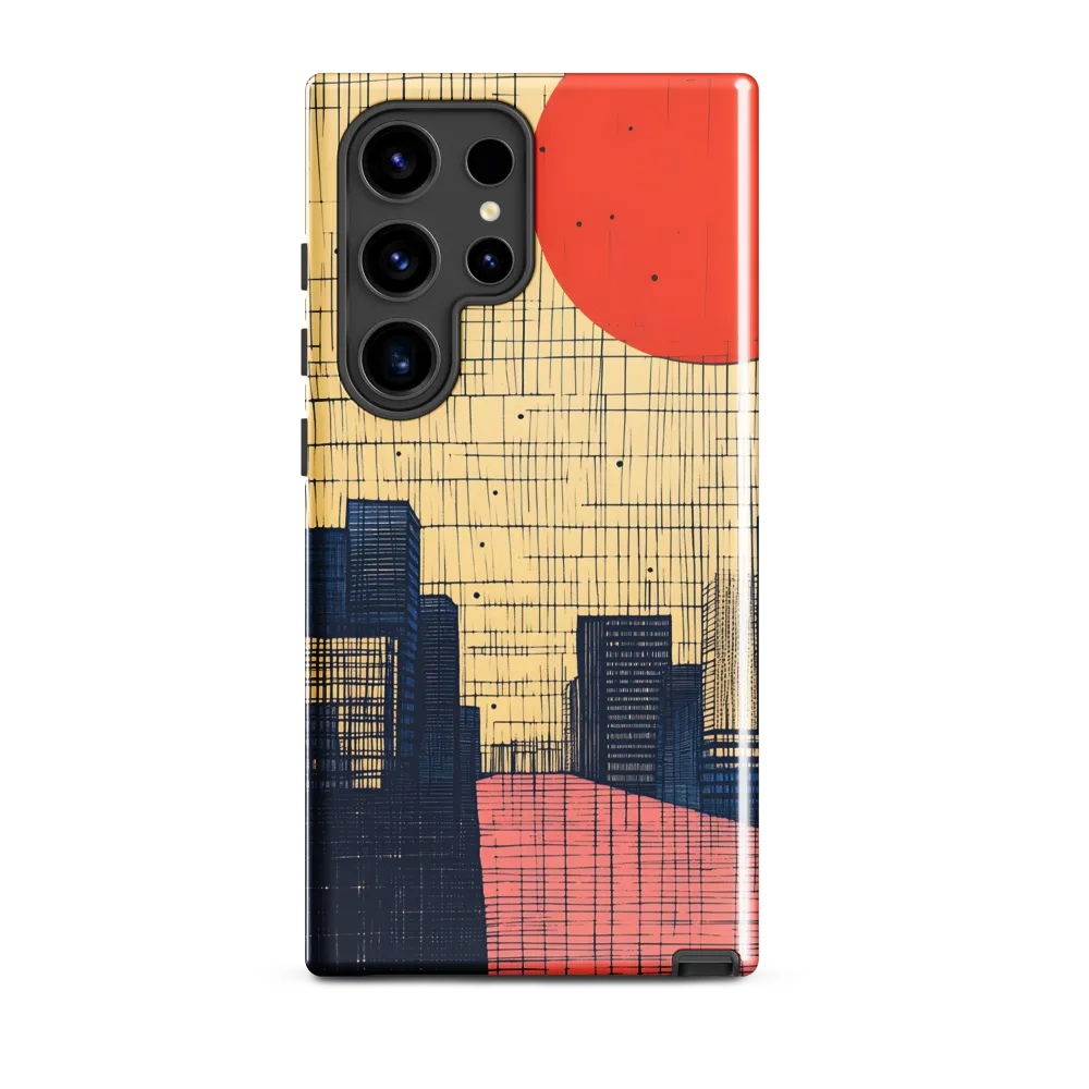 Urban Echoes: A Minimalist Cityscape