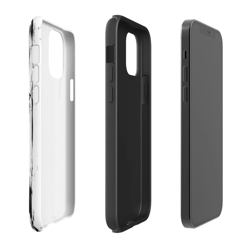 The Edgy Elegance | Phone Case |  12 Pro | Tough Case | Glossy
