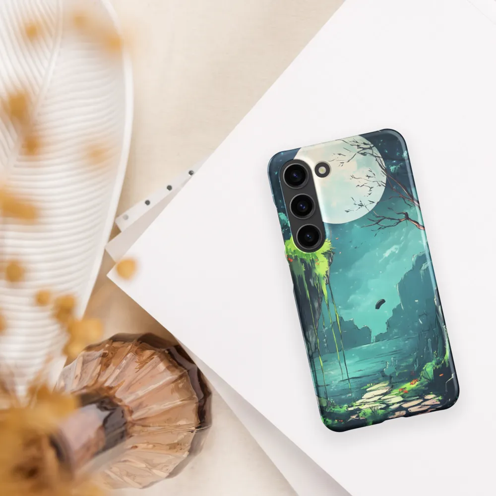 Moonlit Serenity: A Fantastical Landscape
