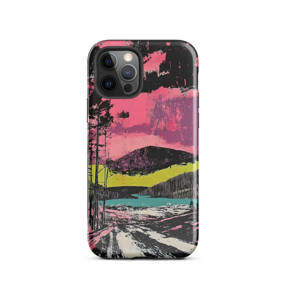 Vibrant Horizons: A Landscape in Contrast