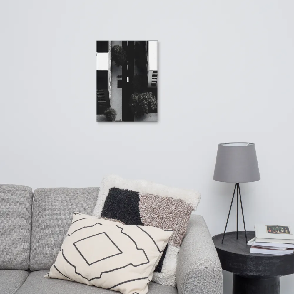 Urban Serenity from Above | Canvas | 18″×24″