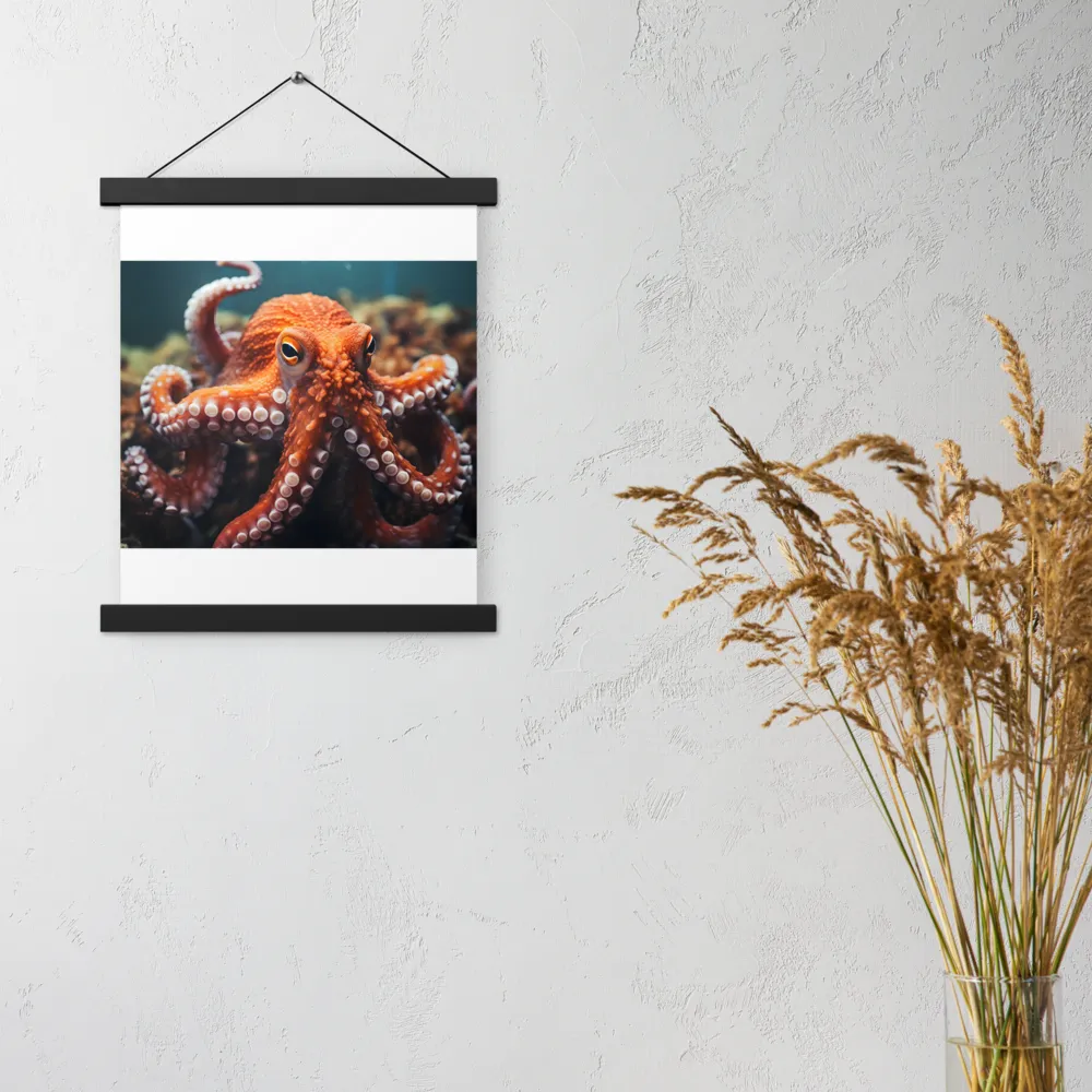 Curious Depths | Poster With Black Wood Hanger | 11″×14″