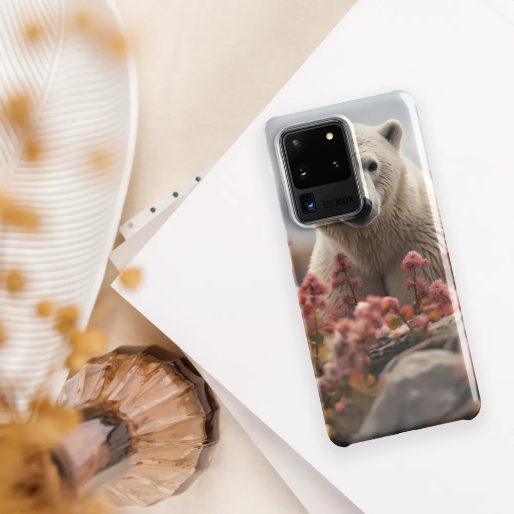 Curiosity Among Blooms: The Polar Bear