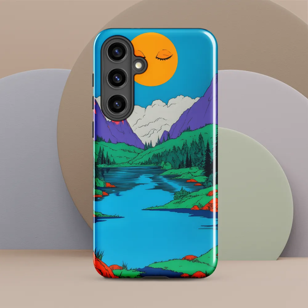 Whimsical Serenity in Vibrant Colors