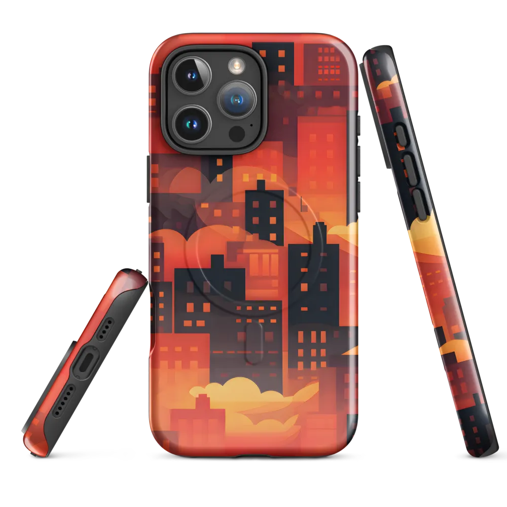 Radiance of the Urban Horizon | Phone Case |  16 Pro Max | MagSafe® Tough Case | Glossy