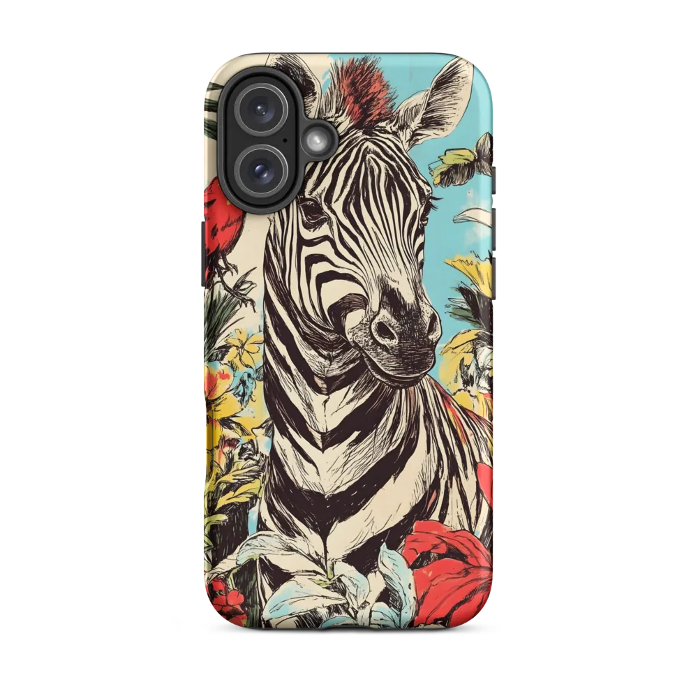 Zebra in Tropical Reverie