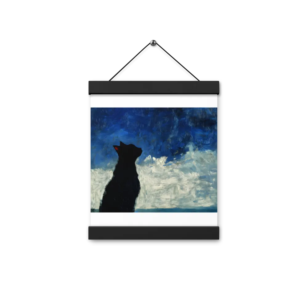Serenade of the Night | Poster With Black Wood Hanger | 8″×10″