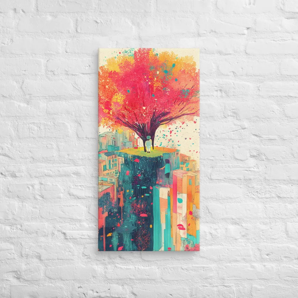 Whispers of Urban Dreams | Canvas | 16″×32″