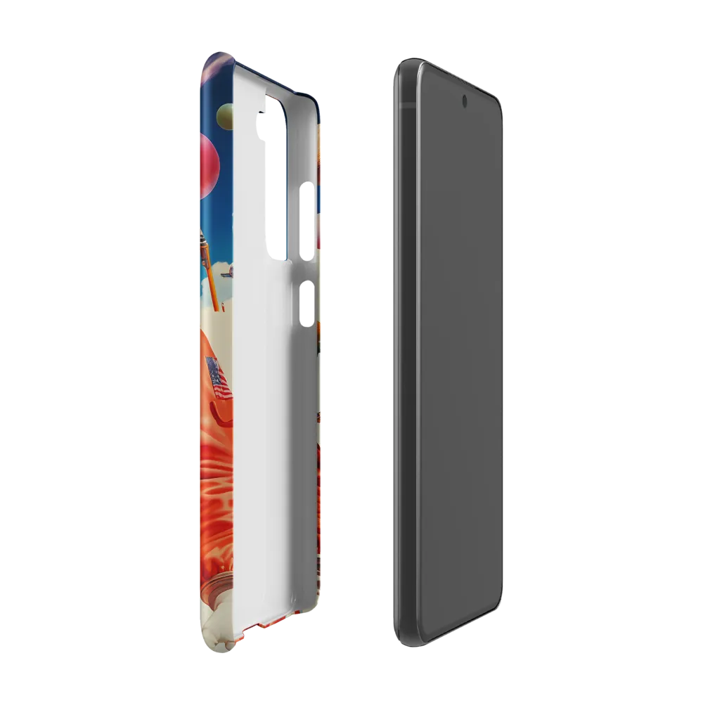 Journey Through the Cosmos | Phone Case |  S21 FE | Snap Case | Matte