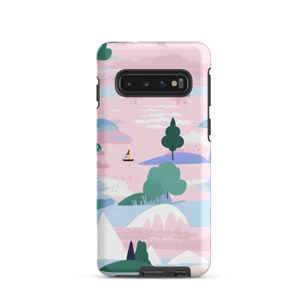 Whimsical Reflections: A Journey Through Landscapes | Phone Case |  S10 | Tough Case | Matte