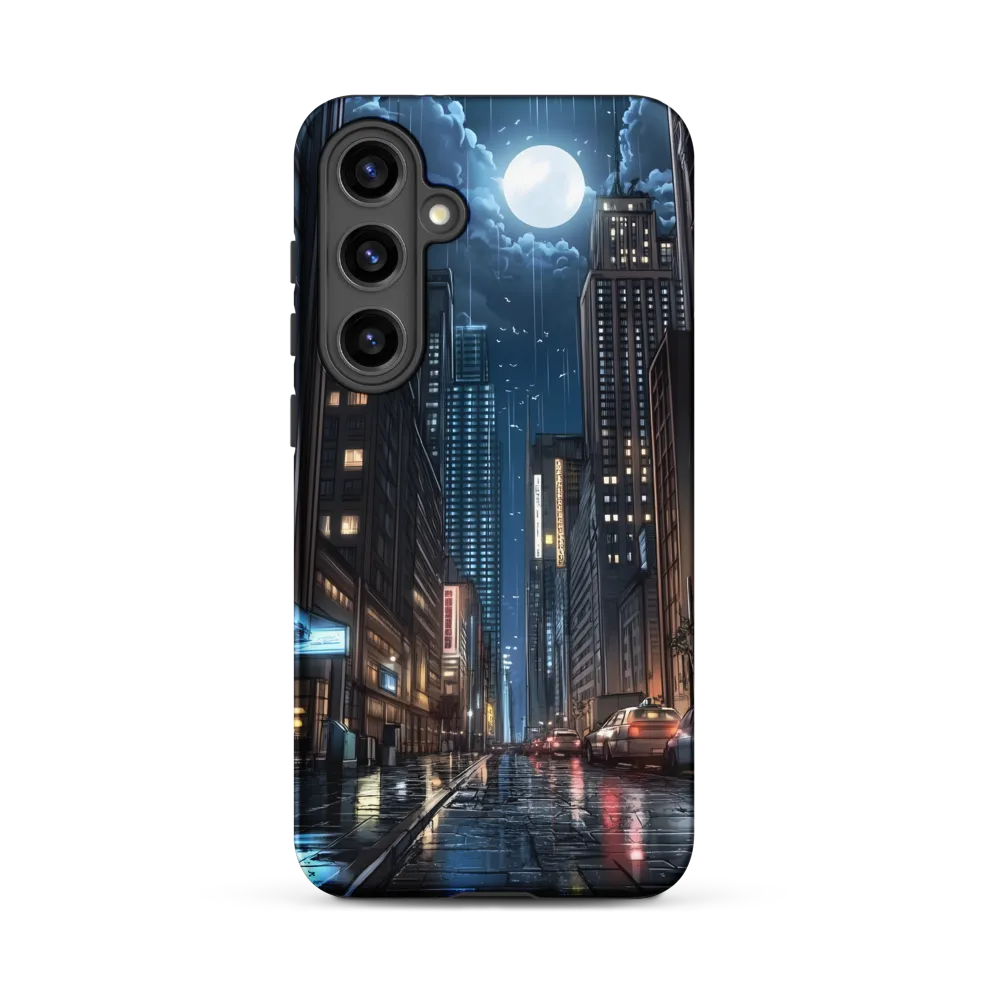 Moonlit Urban Serenity | Phone Case |  S24 Plus | Tough Case | Matte
