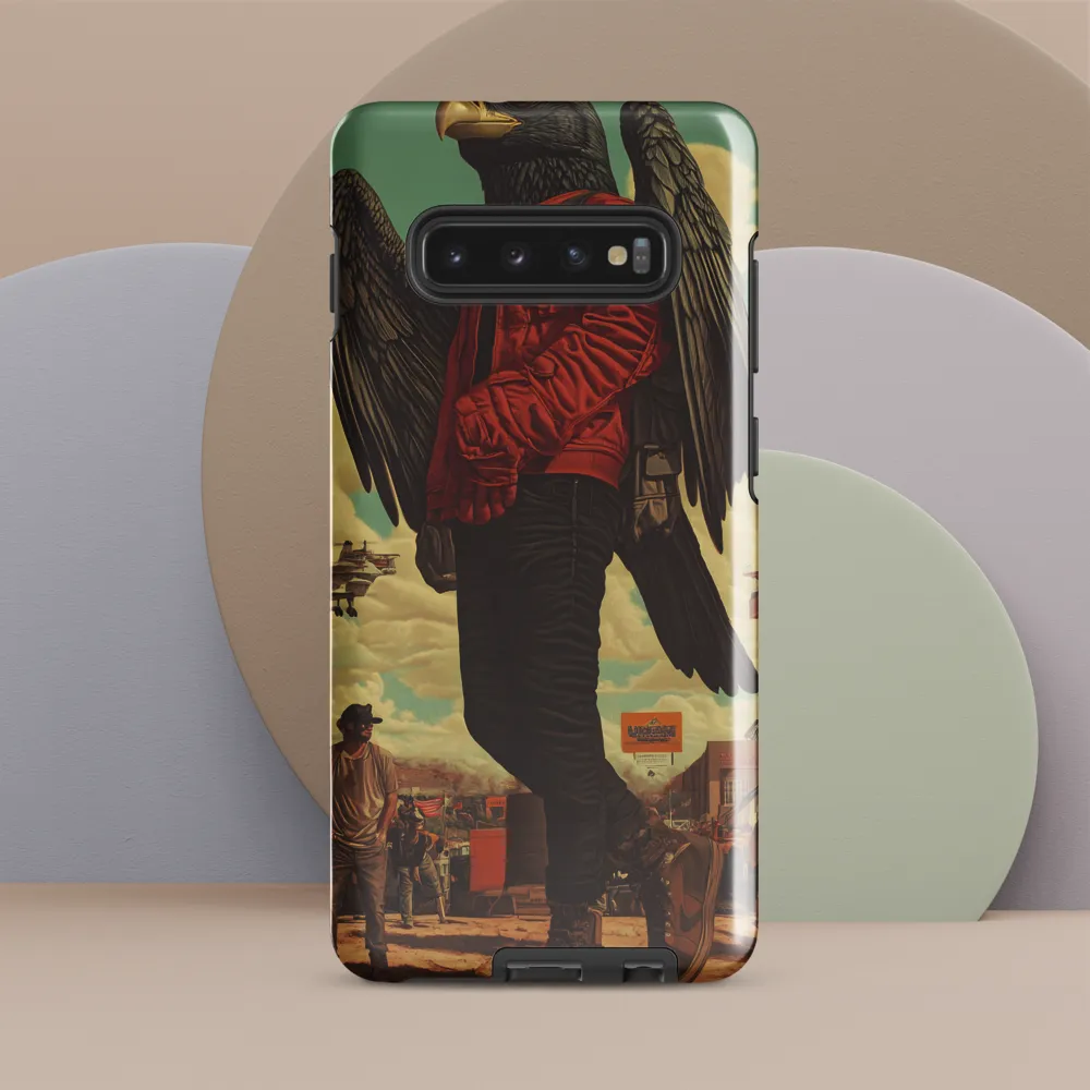 Ascendance of the Falcon-Human | Phone Case |  S10 Plus | Tough Case | Glossy