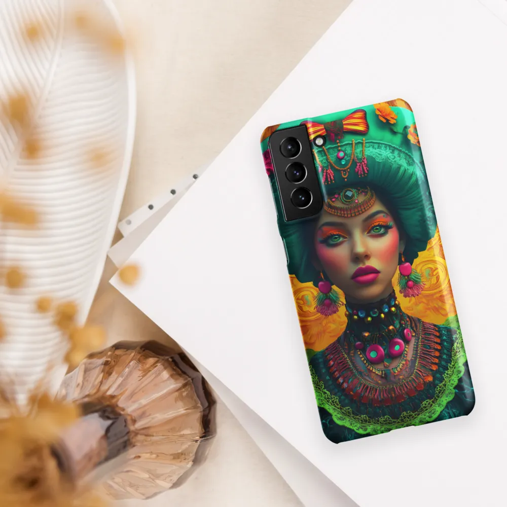 Feminine Elegance in Surreal Splendor