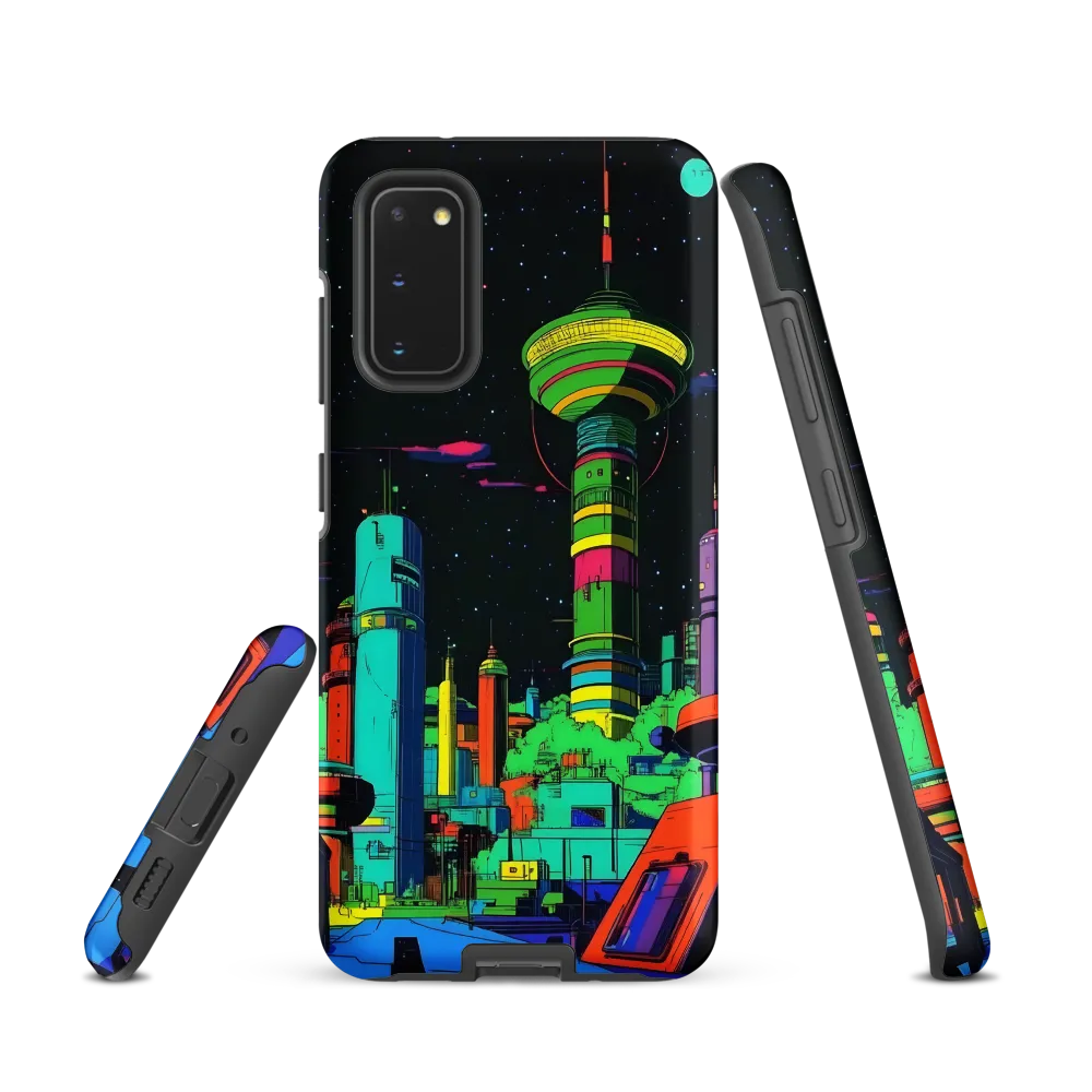Neon Dreams: A Futuristic Cityscape