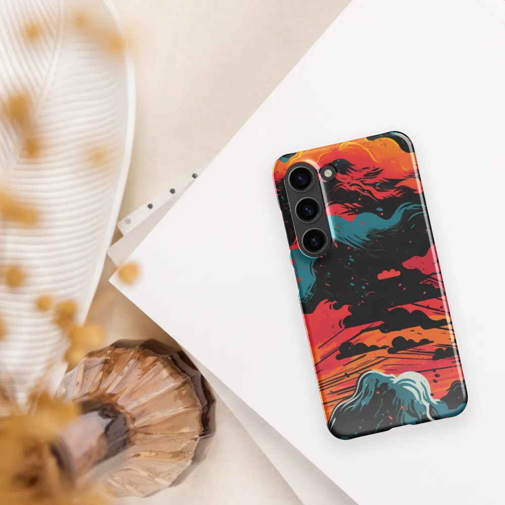Ethereal Twilight: A Dramatic Landscape in Motion