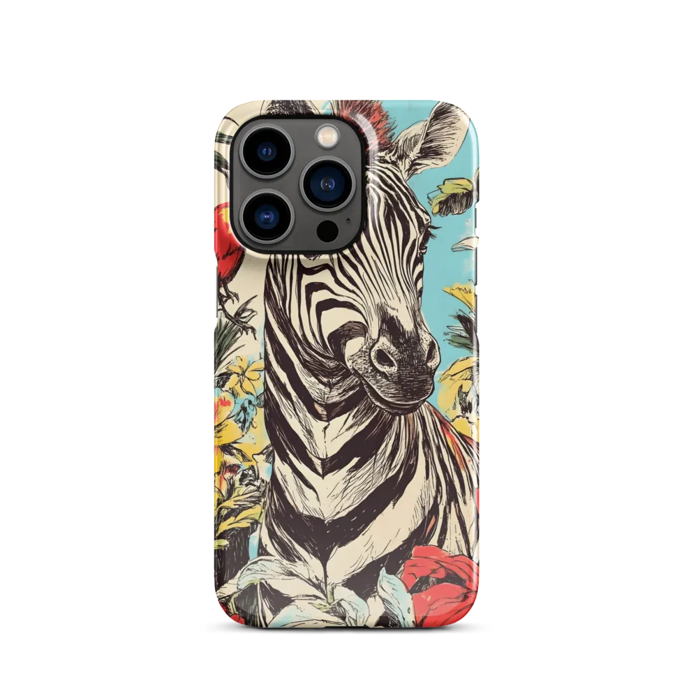 Zebra in Tropical Reverie